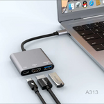 Amaze A313 TYPE C TO HDMI 4K + USB 3.0 + PD