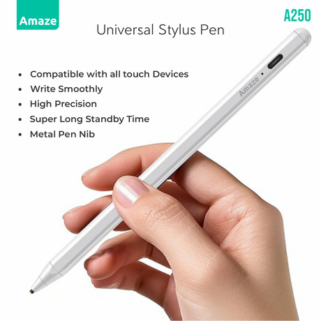 Amaze A250 Universal Stylus Pen for Laptops, Tablets & Mobiles