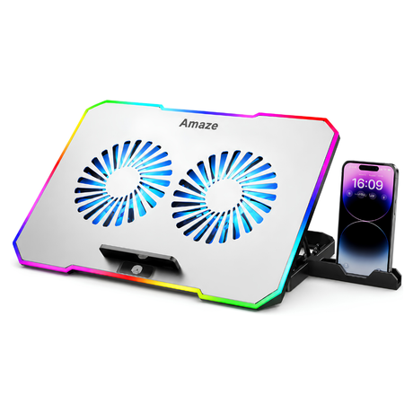 Amaze A505 Laptop RGB Cooling Stand With Two Big Fans