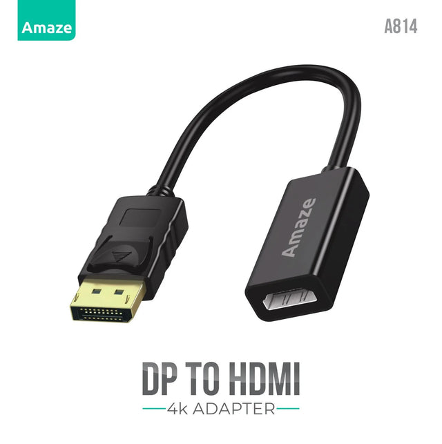 AMAZE DP TO HDMI Adapter 4K@30HZ – A814