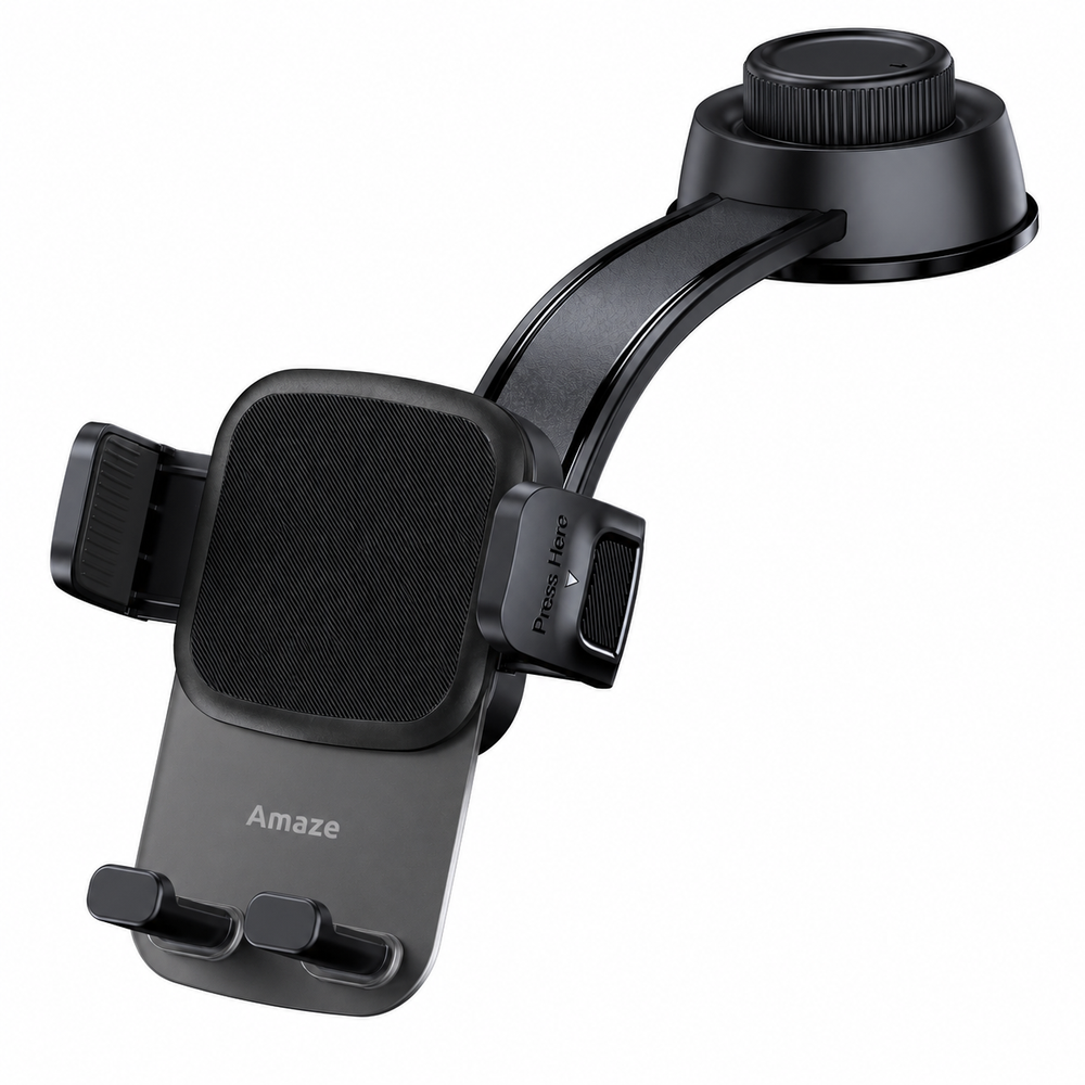 Amaze Dual Grip 360 Degree Mobile Holder A590 – Black
