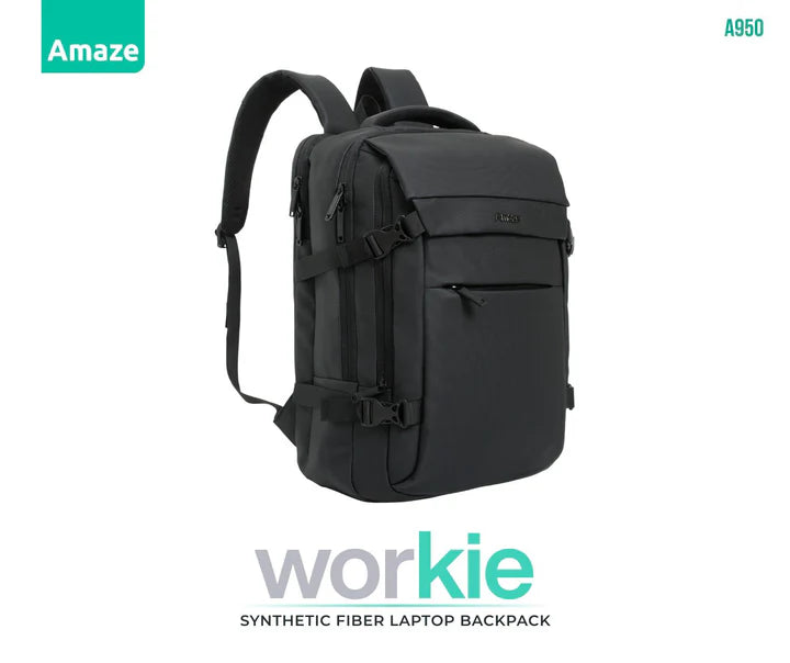 Amaze Premium Workie Synthetic Fibre Backpack – A950