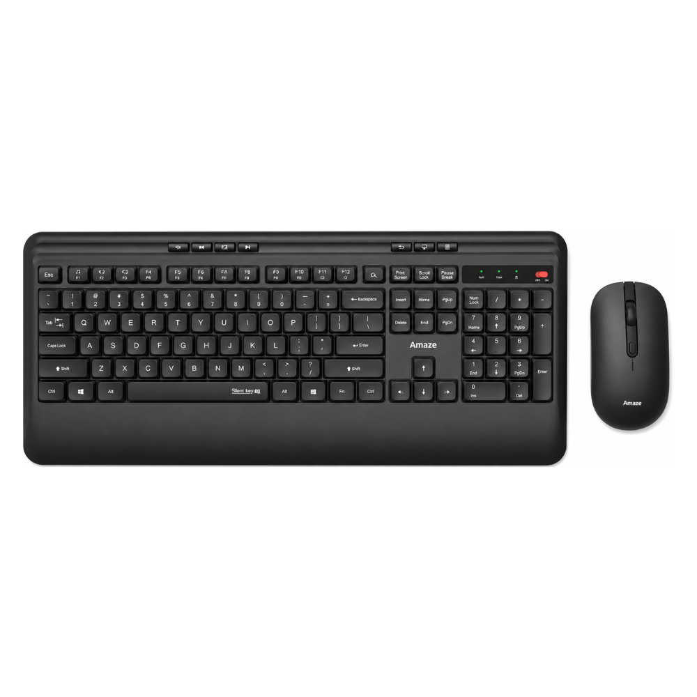Amaze Probus Palm Comfort Silent Wireless Keyboard & Mouse Combo – A744