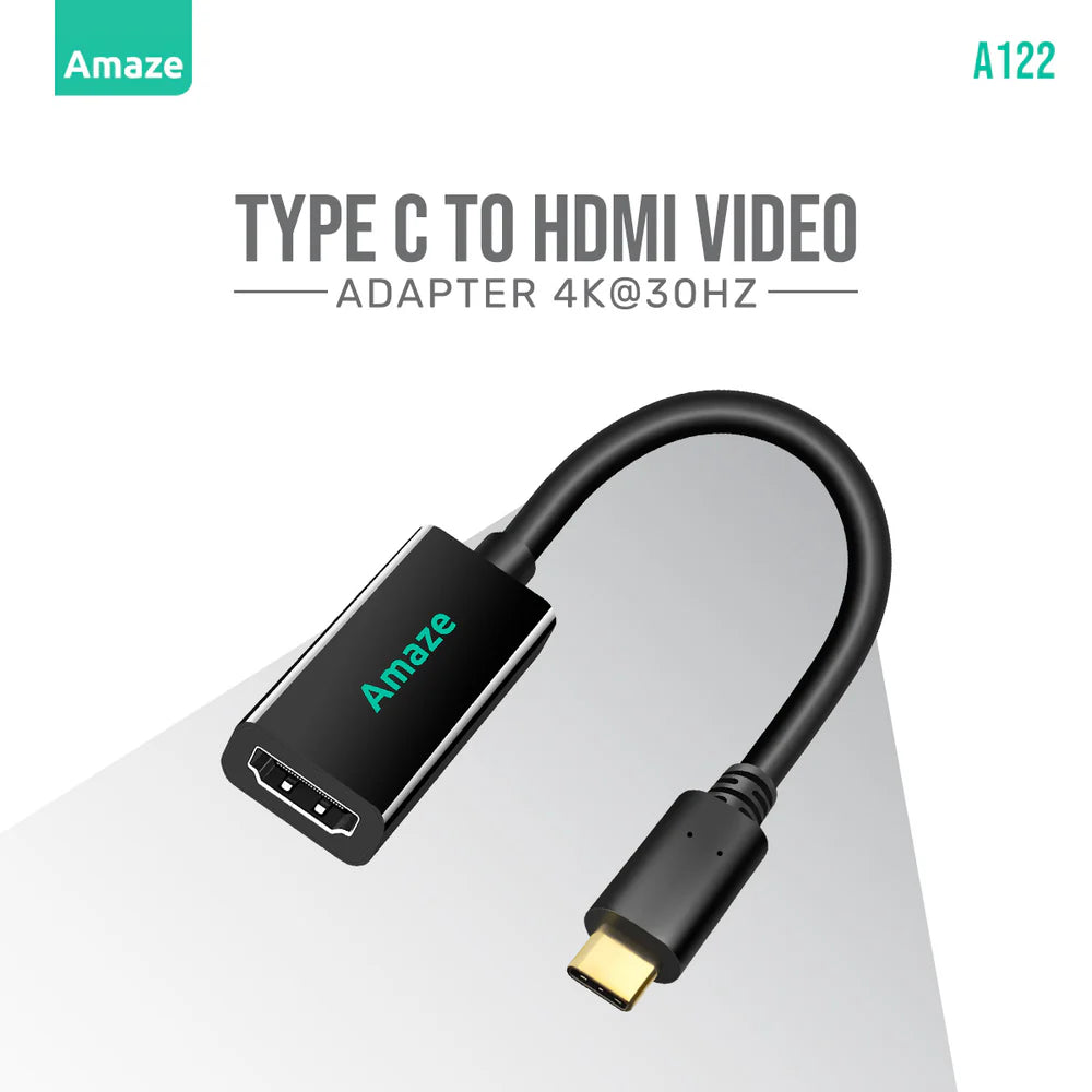 Amaze Type C TO HDMI Video Adapter 4K@30HZ – A122