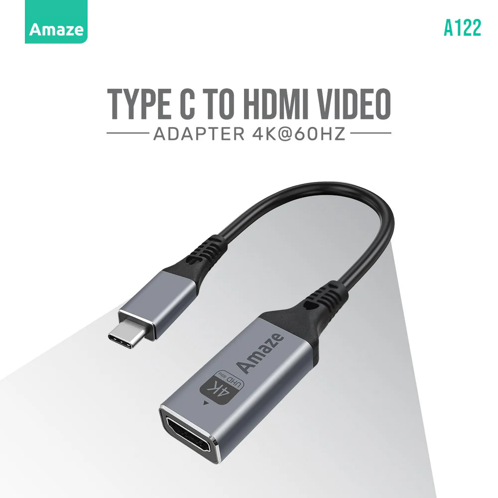 Amaze Type C TO HDMI Video Adapter 4K@60HZ – A125