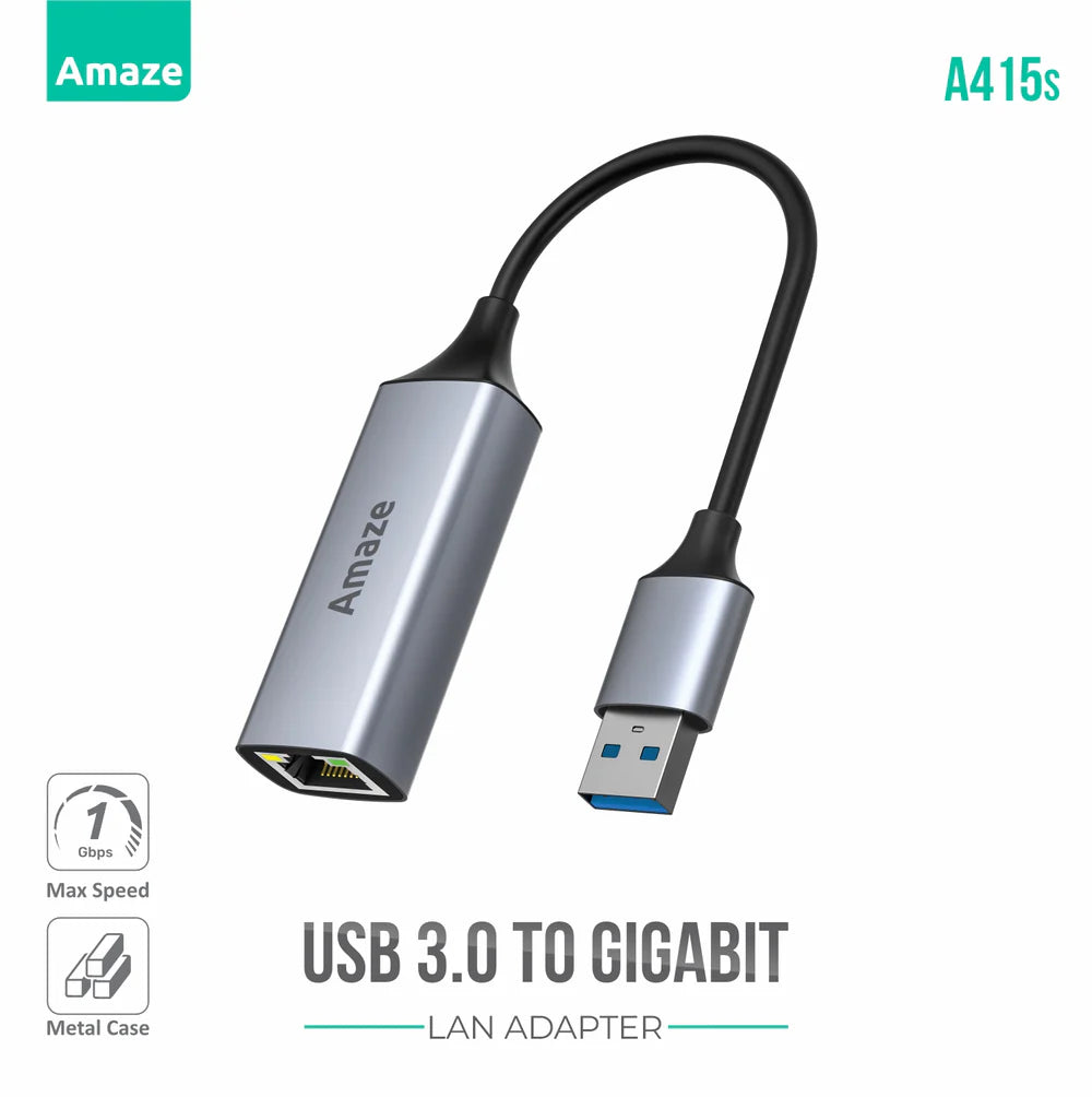 Amaze USB 3.0 To Gigabit Ethernet Adapter – A415s