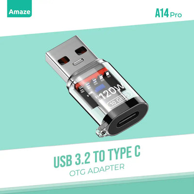 AMAZE USB 3.2 TO TYPE C OTG Adapter – A14 Pro