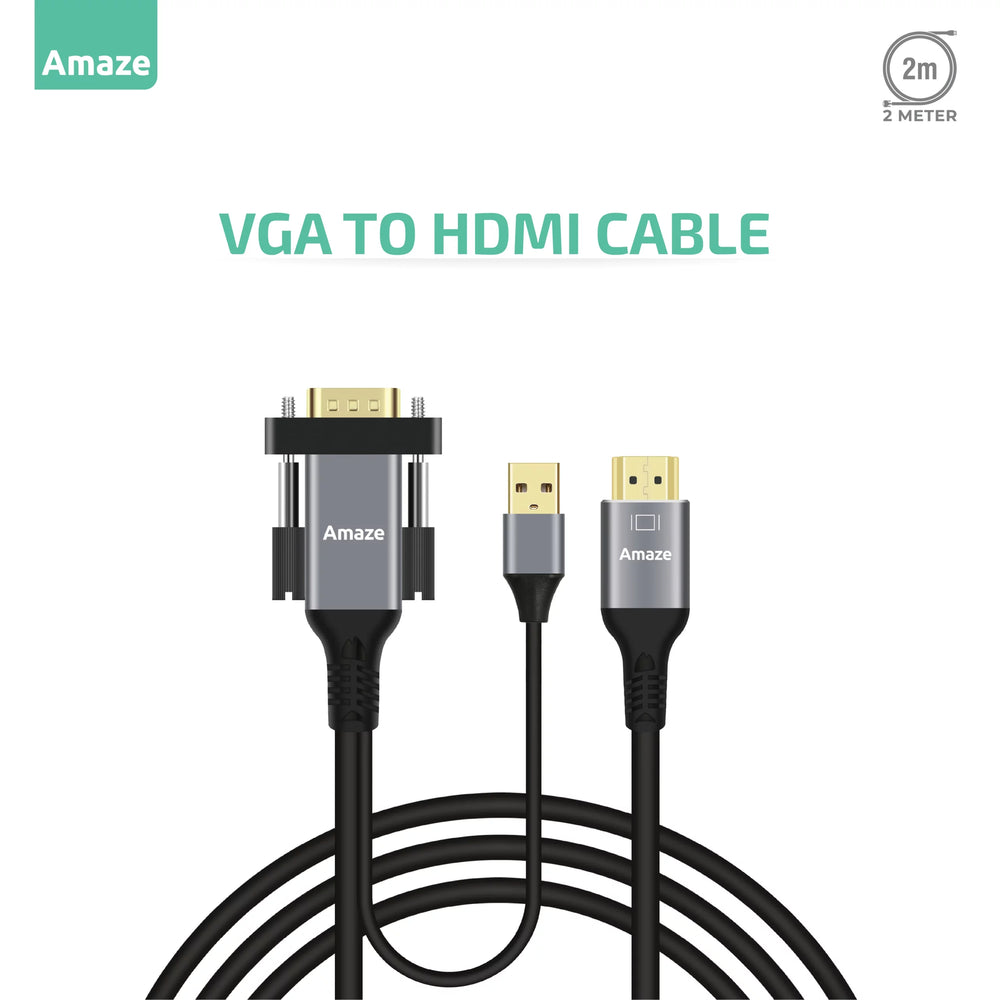 AMAZE VGA TO HDMI Cable – A835