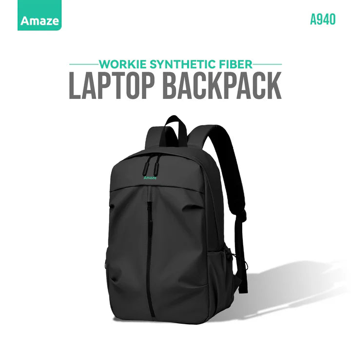 Amaze Workie Synthetic Fiber Laptop Backpack – A940