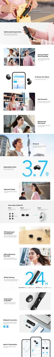 Anker A30i ANC Wireless Bluetooth Earbuds