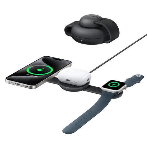 Anker MagGo 3-in-1 Foldable Charging Pad 15W Qi2 Wireless Charger – B25M8