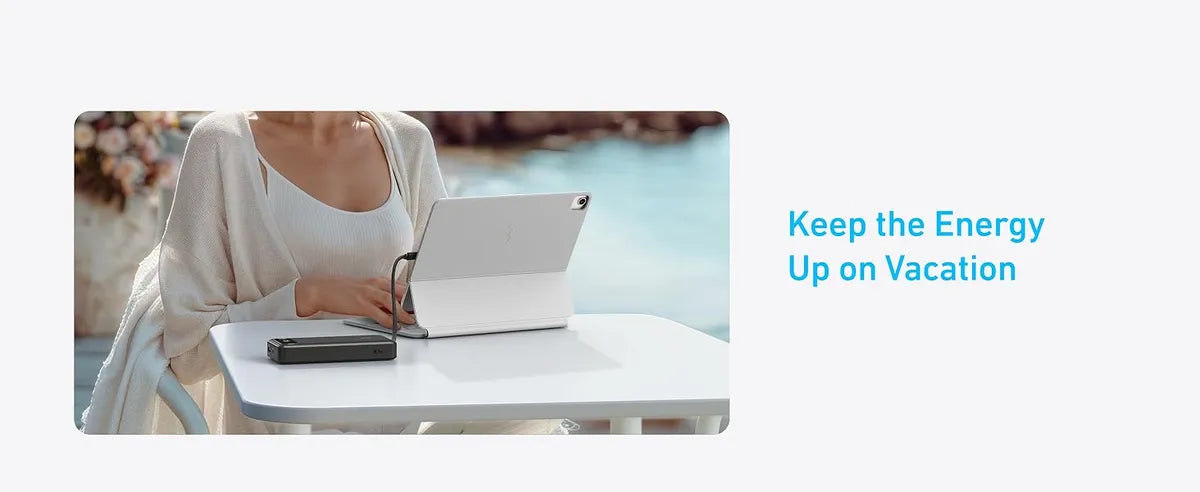 Anker Power Bank (20K, 87W, Built-In USB-C Cable) – A1383