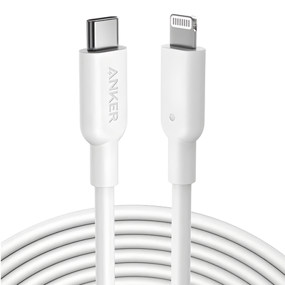Anker PowerLine III USB-C To Lightning - White