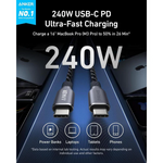 Anker Prime 240W USB C to USB C Fast Charging Cable with Upcycled – A88E26