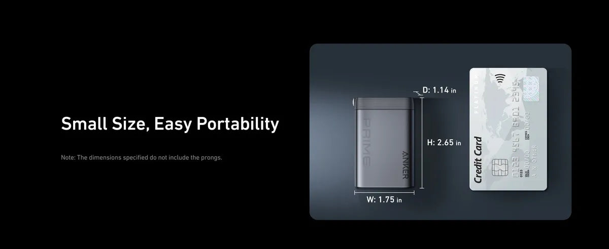 Anker Prime Anker GaN 100W Multi Port Charger Plug Type C Fast Charging – A2688