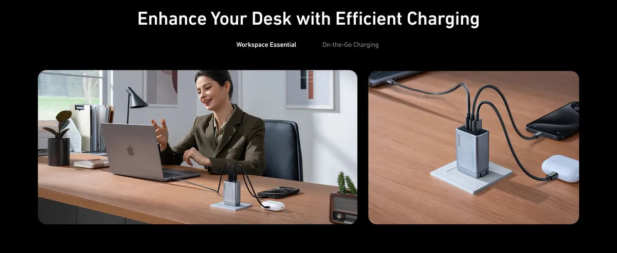 Anker Prime Anker GaN 100W Multi Port Charger Plug Type C Fast Charging – A2688