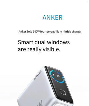 Anker Prime Charger (140W, 4 Ports, GaN) – B2697