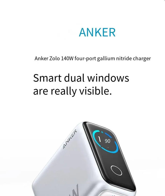 Anker Prime Charger (140W, 4 Ports, GaN) – B2697