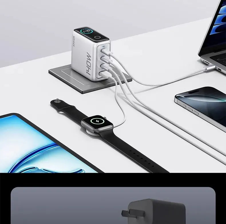 Anker Prime Charger (140W, 4 Ports, GaN) – B2697