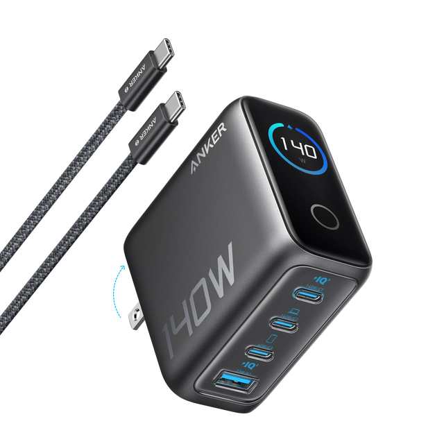 Anker Prime Charger (140W, 4 Ports, GaN) – B2697