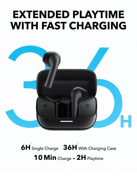 Anker Soundcore K20i Semi-in-Ear Earbuds with Bluetooth 5.3 & Upto 36 Hours Playtime