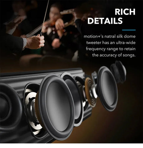 Anker Soundcore Motion+ Bluetooth Speaker with 30W Audio, Extended Bass and Treble