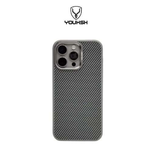 Youksh iPhone 16 Plus Carbon Fiber Case