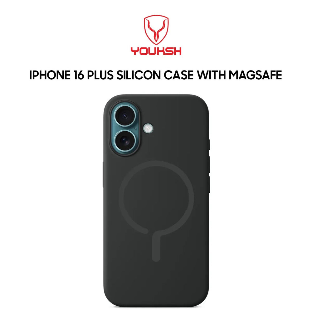 Youksh iPhone 16 Plus MagSafe Soft Silicone Case
