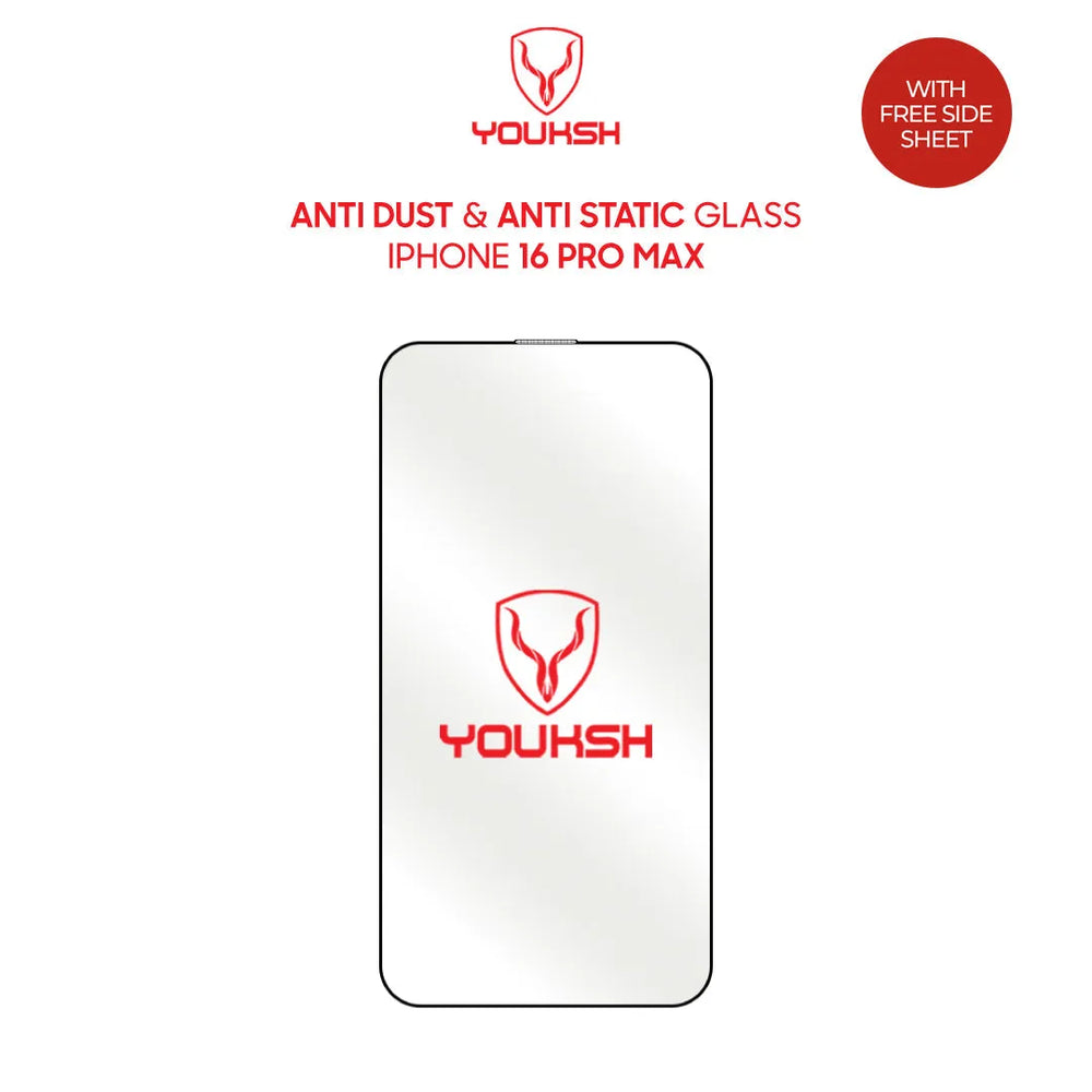 Youksh iPhone 16 Pro Max Glass Protector