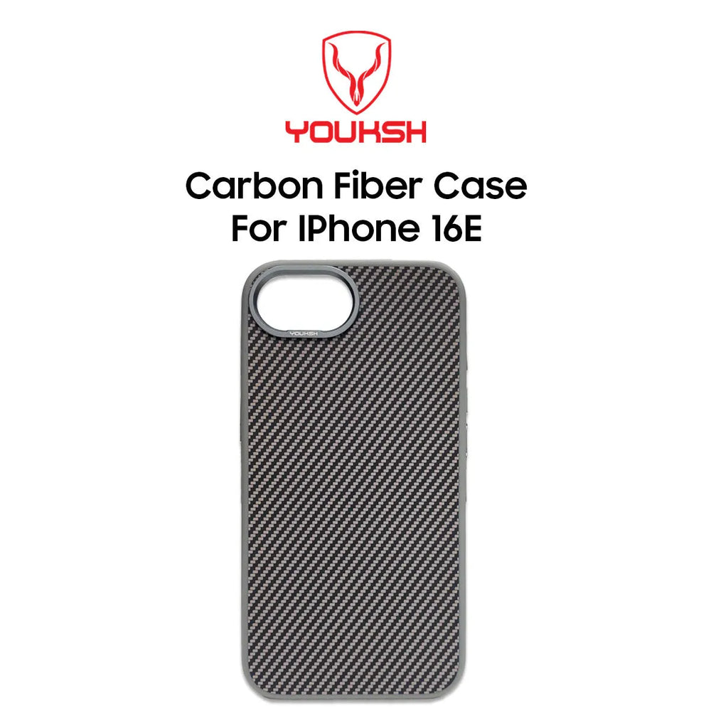 Youksh iPhone 16E Carbon Fiber Case