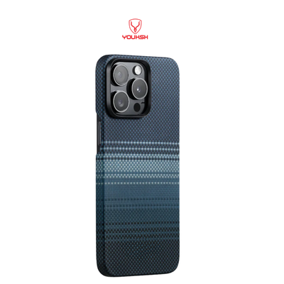 Youksh iPhone 15 Pro Max Carbon Moonrise Case