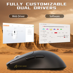 Attach Shark V5 1KHz+8KHz PAW3950 MAX 42000DPI 53g±3g Gaming Mouse