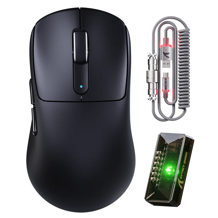 Attach Shark V5 1KHz+8KHz PAW3950 MAX 42000DPI 53g±3g Gaming Mouse