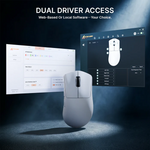Attach Shark V8 8KHz+8KHz PAW3950 MAX 42000DPI 500mAh 59g±3g Gaming Mouse