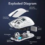 Attach Shark X11 PAW3311 22000DPI 300mAh 63g±3g Gaming Mouse with Dock