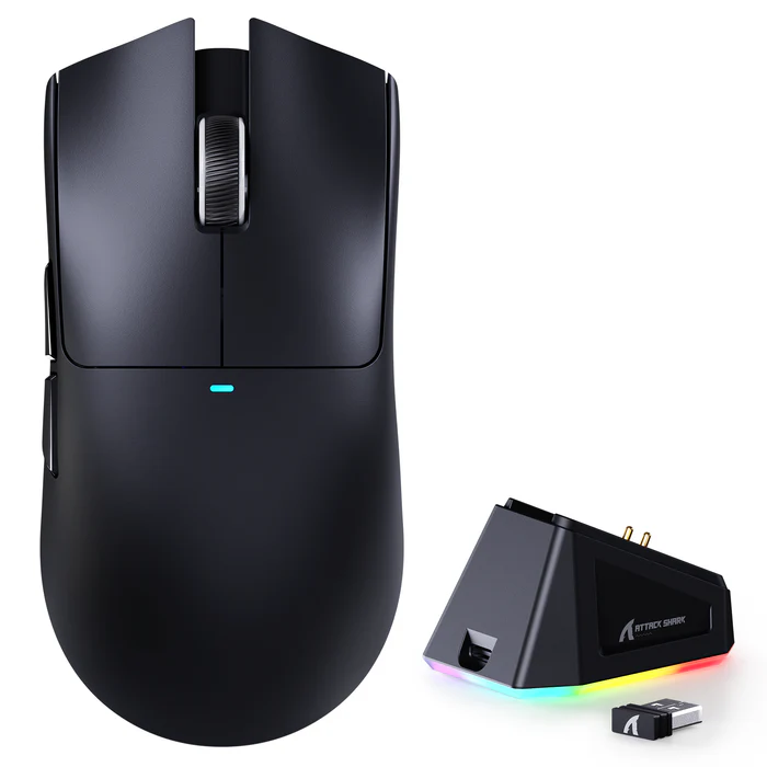 Attach Shark X11 PAW3311 22000DPI 300mAh 63g±3g Gaming Mouse with Dock
