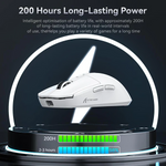 Attach Shark X6 PAW3395 26000DPI 49g±3g Gaming Mouse with Dock