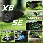 Attach Shark X8 SE PAW3311 25000DPI 500mAh 55g±3g Gaming Mouse