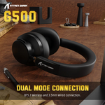 Attack Shark G500 40mm 300mAh Hybrid ANC Wireless Gaming Headset