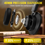 Attack Shark G500 40mm 300mAh Hybrid ANC Wireless Gaming Headset