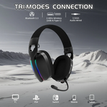 Attack Shark L90 Virtual 7.1 40mm 800mAh Wireless Gaming Headset