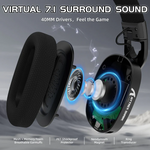 Attack Shark L90 Virtual 7.1 40mm 800mAh Wireless Gaming Headset