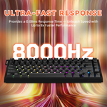 Attack Shark R82 75% HE Keyboard - Black - Magnetic Switch