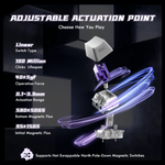 Attack Shark R85 75% HE Keyboard - Purple Mandrel Switch