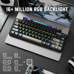 Attack Shark X66 60% Mechanical Keyboard - Strawberry Switch