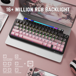 Attack Shark X66 60% Mechanical Keyboard - Strawberry Switch