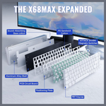 Attack Shark X68 MAX 60% HE Aluminum Keyboard - Magnetic Switch