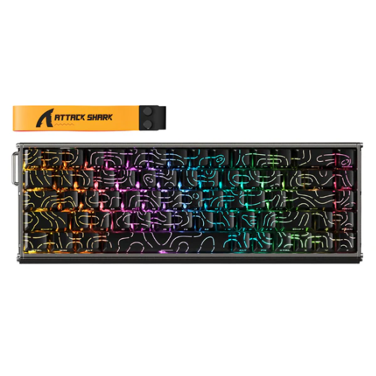 Attack Shark X68 MAX 60% HE Aluminum Keyboard - Magnetic Switch