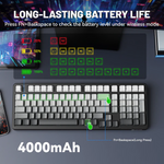 Attack Shark X98 Mechanical Keyboard - Strawberry Switch