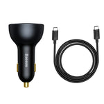 Baseus 160W QC5 Car Charger (2C+U) + 100W Type-C Cable - view 4